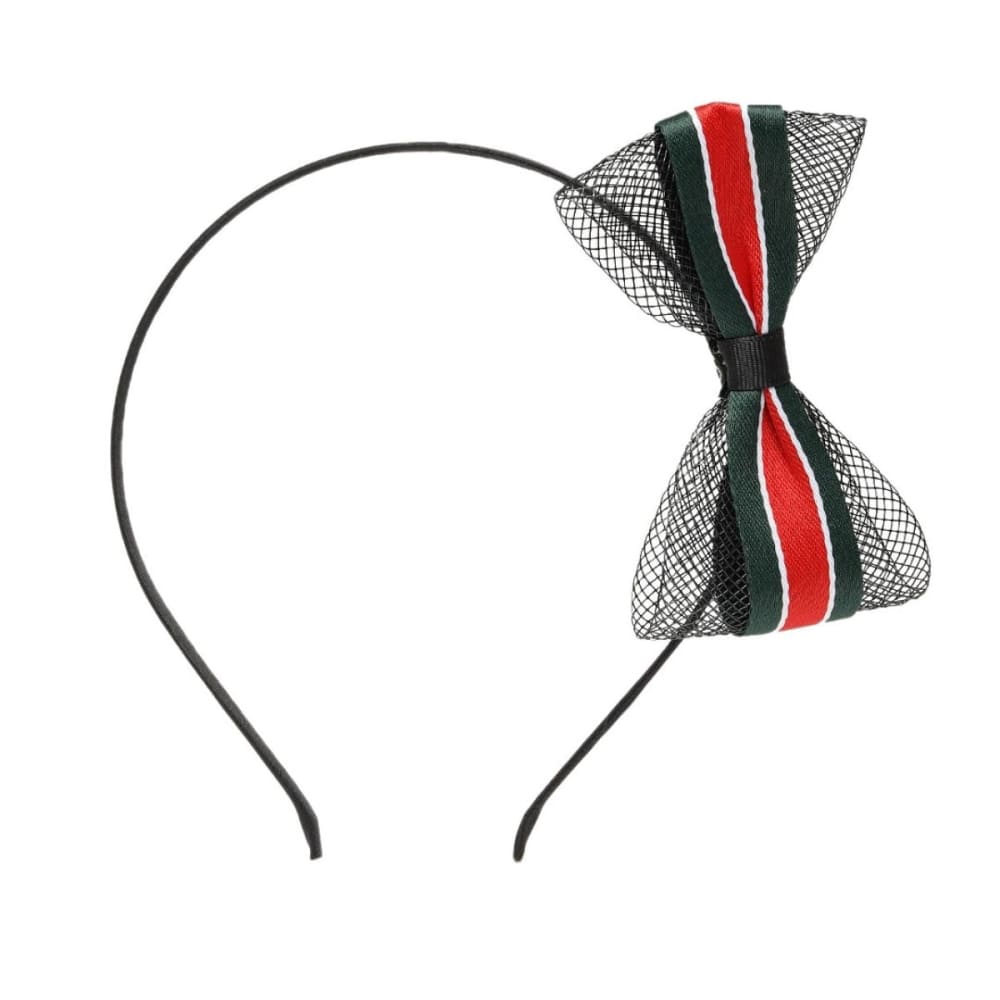 Women Hairband With Net Bow-HB0221RR66BR1