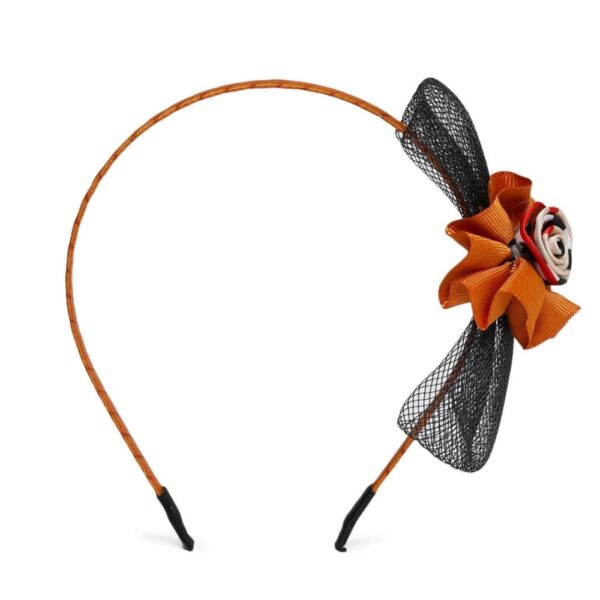 Women Hairband With Net Bow-HB0221RR90BB