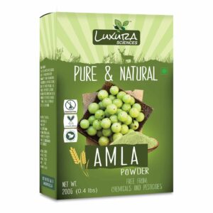 Luxura Sciences Pure Amla Powder For Hair Growth 200 Grams.