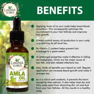 Luxura Sciences Organic Amla Oil – 30 ml