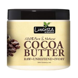 Luxura Sciences Pure Natural Cocoa Butter Moisturiser – 100 g