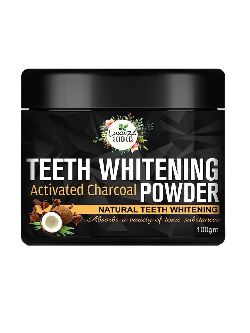 Luxura Sciences Carbon Activated Charcoal Teeth Whitening Powder-100g