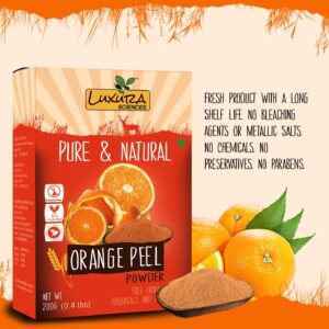 Luxura Sciences Pure Orange Peel Powder For Skin Whitening