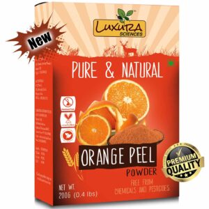 Luxura Sciences Pure Orange Peel Powder For Skin Whitening 200 Grams.