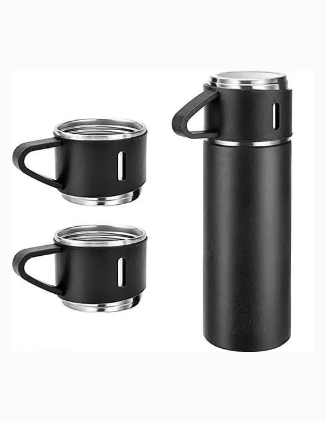 Swarg Kitchen Vacuum Flask with 3 Cups 500 ML