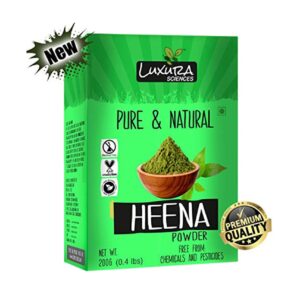 Luxura Sciences Henna Powder Organic For Hair 200 Gms