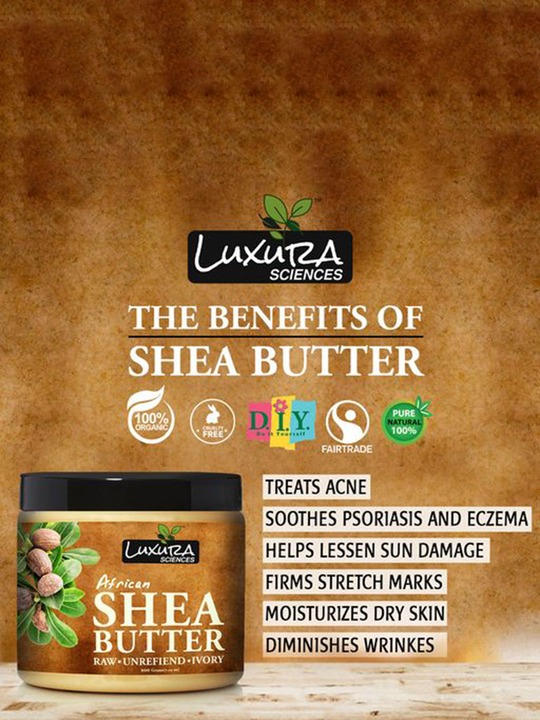 The Benefits Of Luxura Sciences Shea Butter .