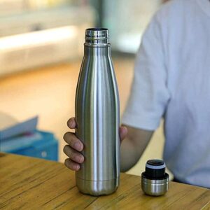 Swarg Kitchen Stainless Steel Insulated 24 Hours Hot or Cold Bottle Flask 1000 ml Silver