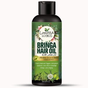 Luxura Sciences Natural Bhringraj Hair Oil with Amla – 200 ml