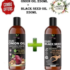 Luxura Sciences Set Of 2 Onion Black Seed Oil 250 ml
