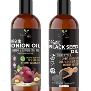 Luxura Sciences Onion Oil and Black Seed Oil Combo 500ml (250ML Each*2)