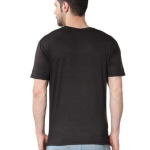 Half Sleeve Endless Trendz Gym & Sports Black T-Shirt