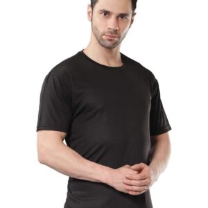Half Sleeve Endless Trendz Gym & Sports Black T-Shirt