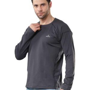 Men’s T-Shirt EndlessTrendz Grey Dry-Fit Full sleeve T-Shirt