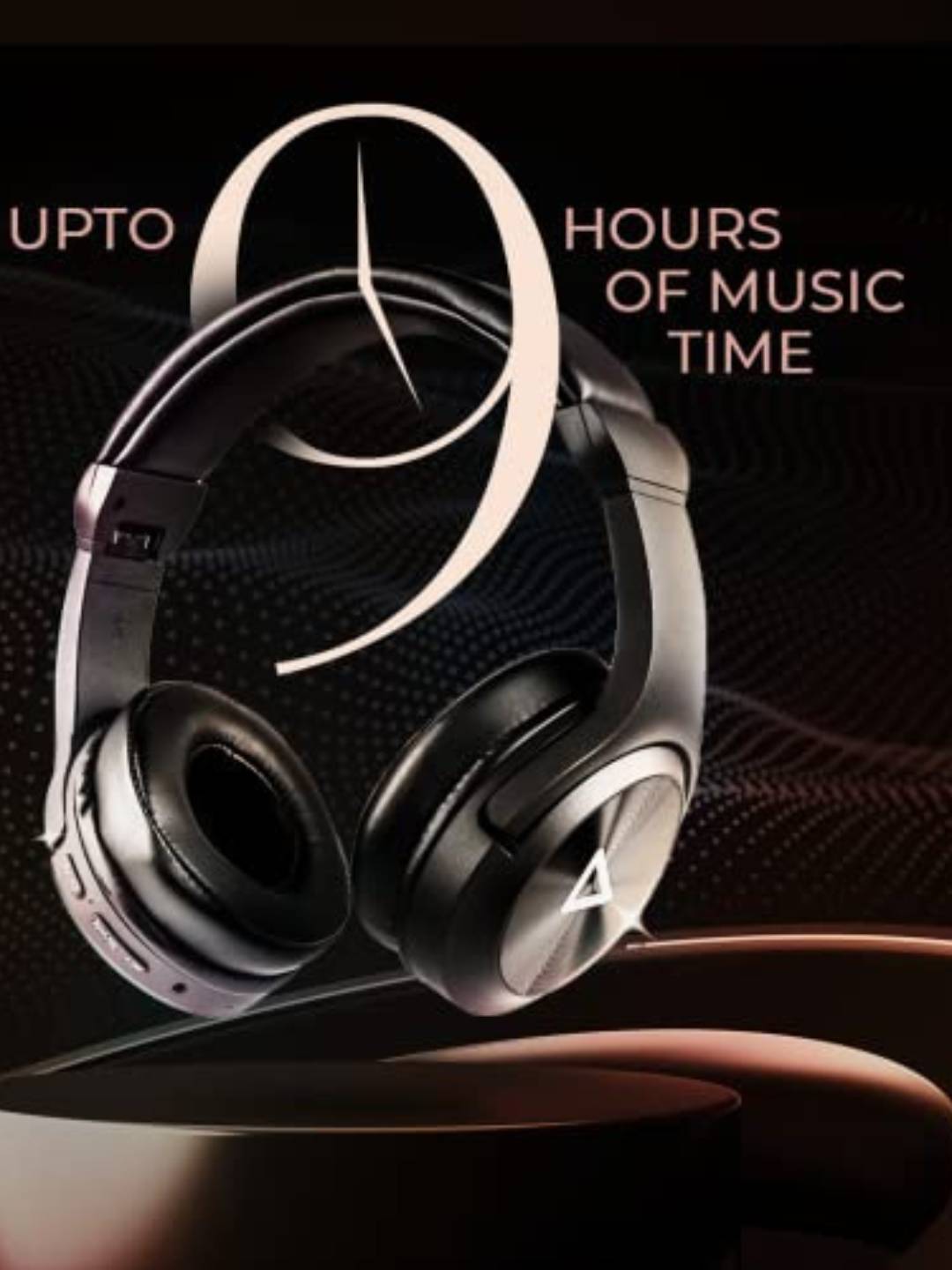 upto 9 hours of music playtime with buzz 101 headphones