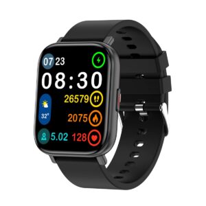 HiLife G1 Bluetooth Calling Smartwatch with 1.75″(4.4cm) Full Touch HD Display, Built in Speaker and Mic, SpO2, Blood Pressure & Heart Rate Monitor,IP67 Waterproof, Multiple Watch Faces