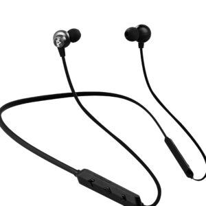 HiLife Jump 101 Bluetooth Wireless in Ear Neckband Headphone with Mic (Black) with 30 hours playtime with free 1 year of Hungama Play & Hungama Music Subscription