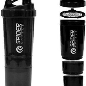 Kasrat Spider Shaker Bottle 500 ML – BLACK