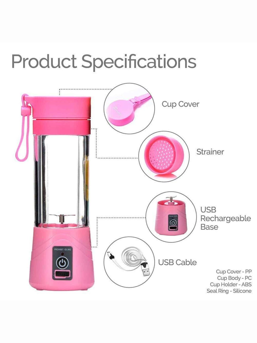 Swarg Kitchen Portable USB YE-01 Juice Maker