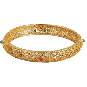 Gold plated set of 6 bangles