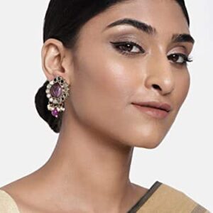 Women stylish fancy Gold Plated AD studded Earring for women and girls
