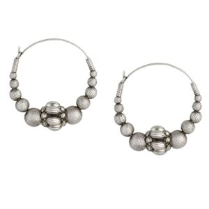 Silver Plated Hoop Earrings