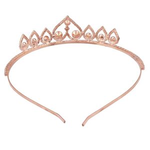 Golden Metal Hair Band Crown Hair Accessory for Girls and Women