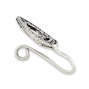 ACCESSHER Silver Color Alloy Material Tribal Nose Pin