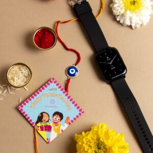 Accessher Combo Rakhi & Hungama G1 Smartwatch