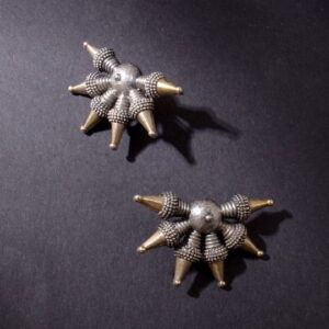 Tribal Inspired Antique Oxidised Stud Earrings