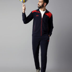 Navy Red White Training Tracksuit
