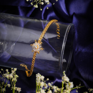 Sparkling Floral Bracelet