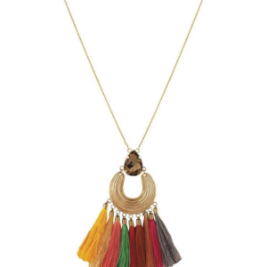 Multicolour Handcrafted Tassel Necklace