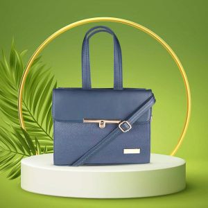 AccessHer Box Bag Blue