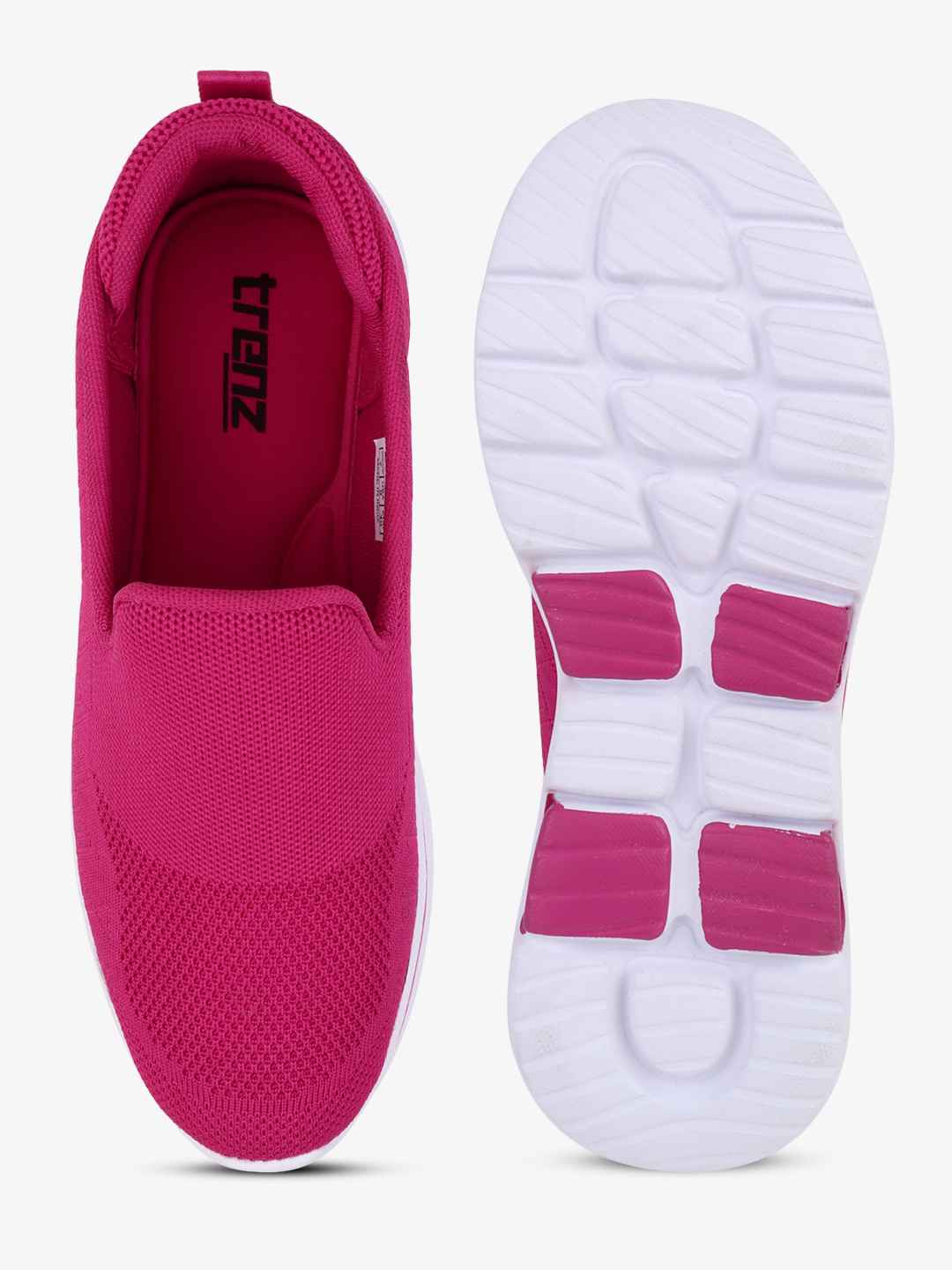 Trenz Sofia Dark Pink Women Walking Shoes