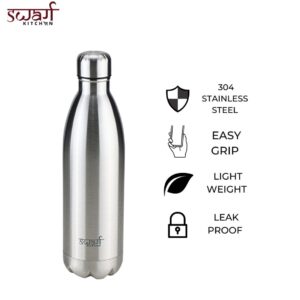 Swarg Kitchen Stainless Steel Insulated Bottle Flask 1000ml