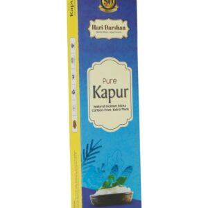 Hari Darshan Pure Kapur Natural Incense Sticks Carbon Free Agarbatti -60g