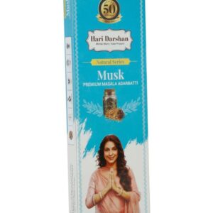 Hari Darshan Musk Premium Masala Agarbatti Natural Incense Sticks – 60g